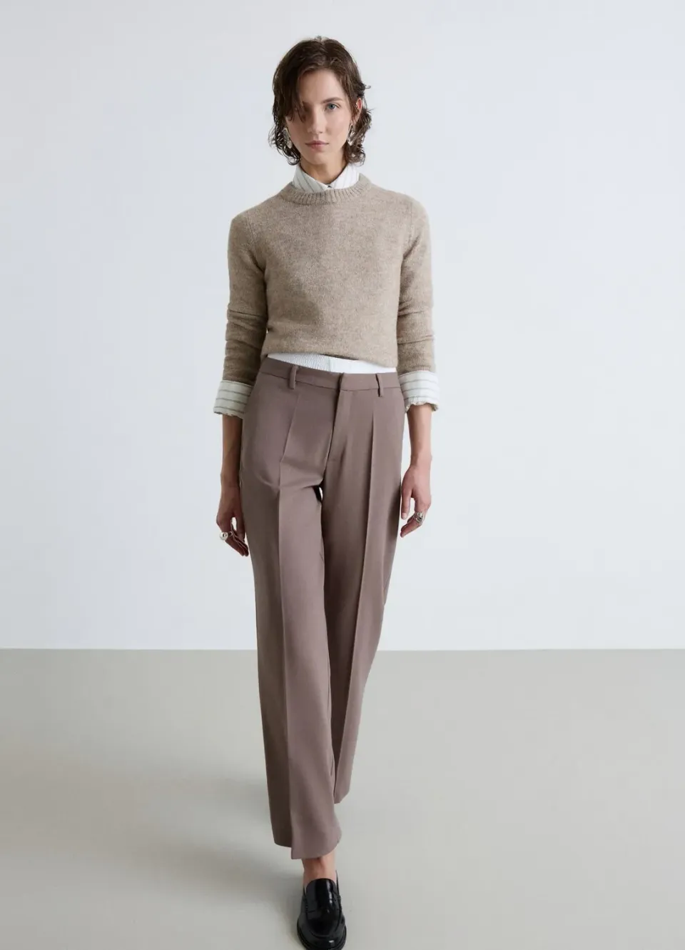 Calliope pantalon palazzo femme large uni