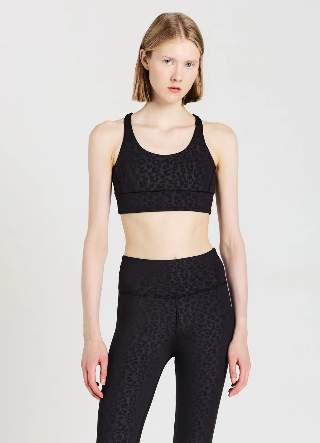 Calliope top sport femme dos croisé imprimé M
