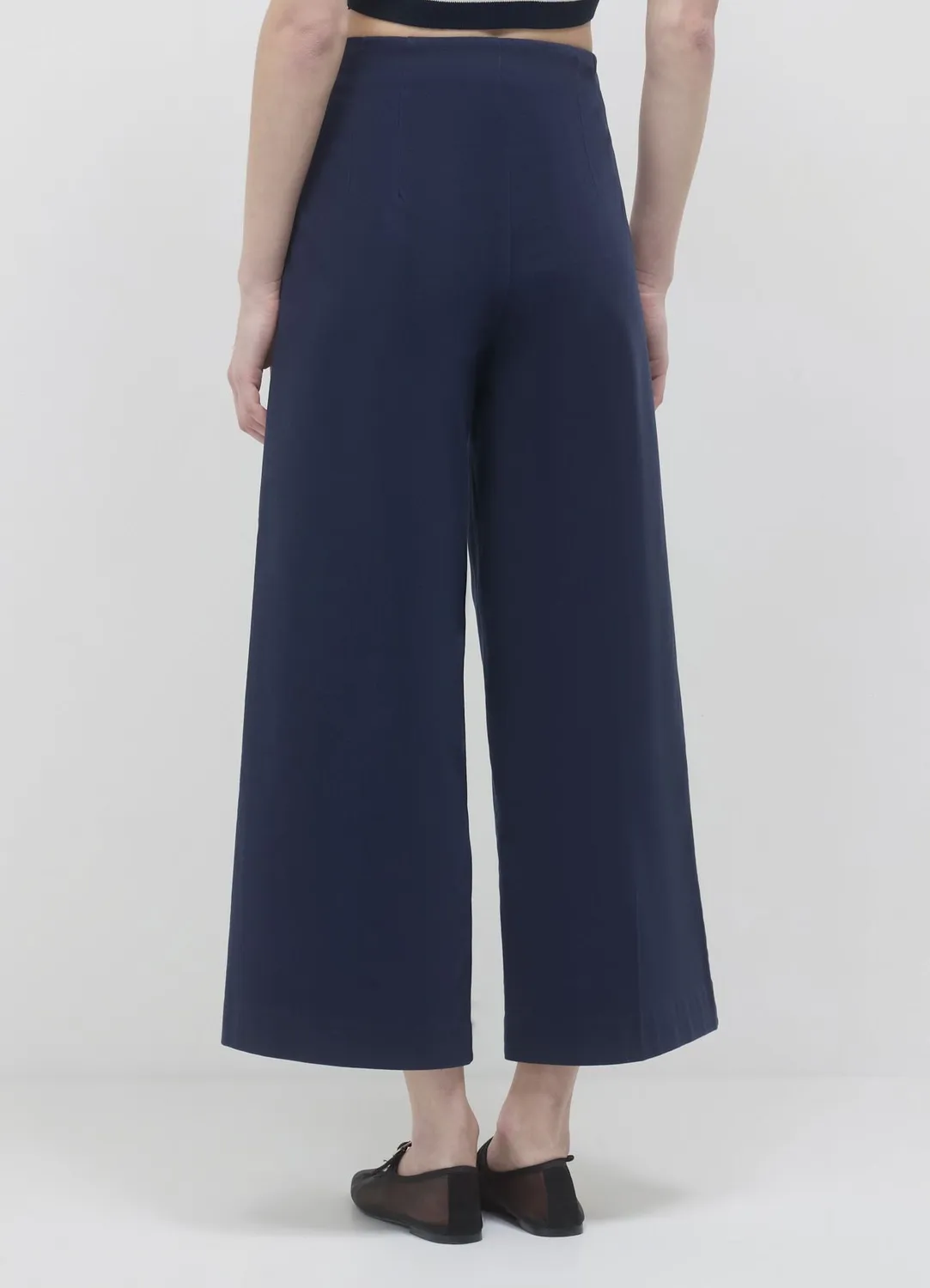 Calliope pantalon culotte coton femme uni