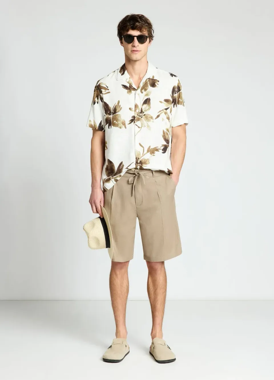 Calliope Bermuda Homme Uni Cordon Coupe Régulière