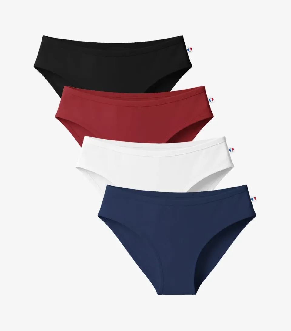 Cocorico Pack Essentiel culotte femme x4 fabriquée en France