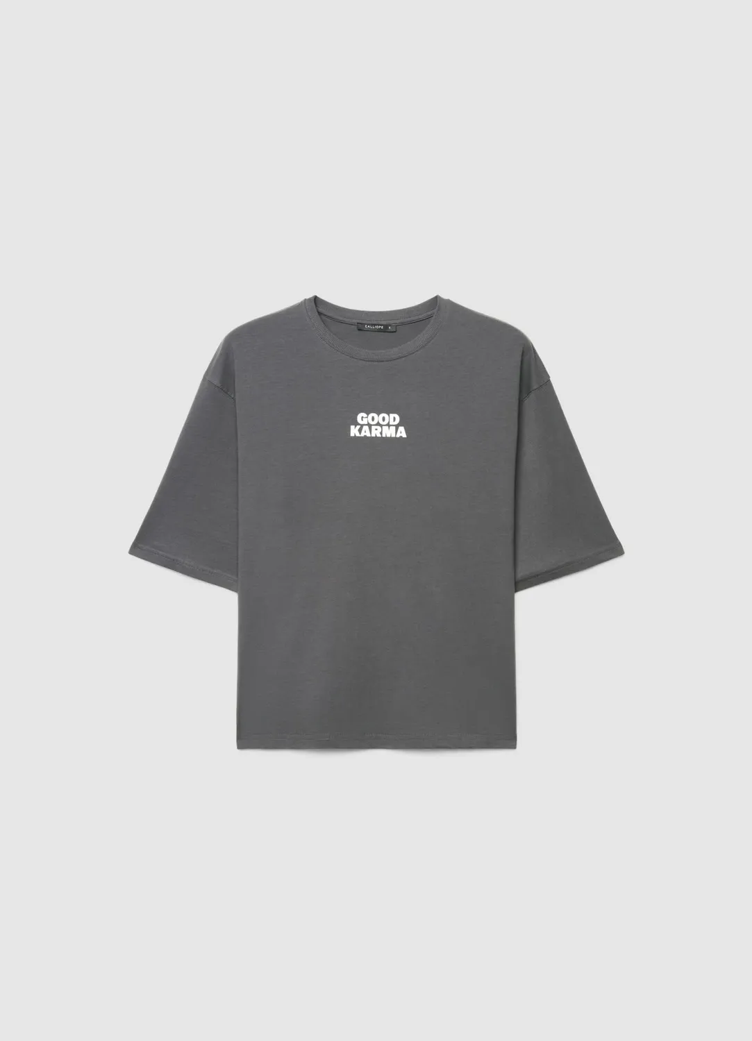 Calliope t-shirt oversize femme inscription
