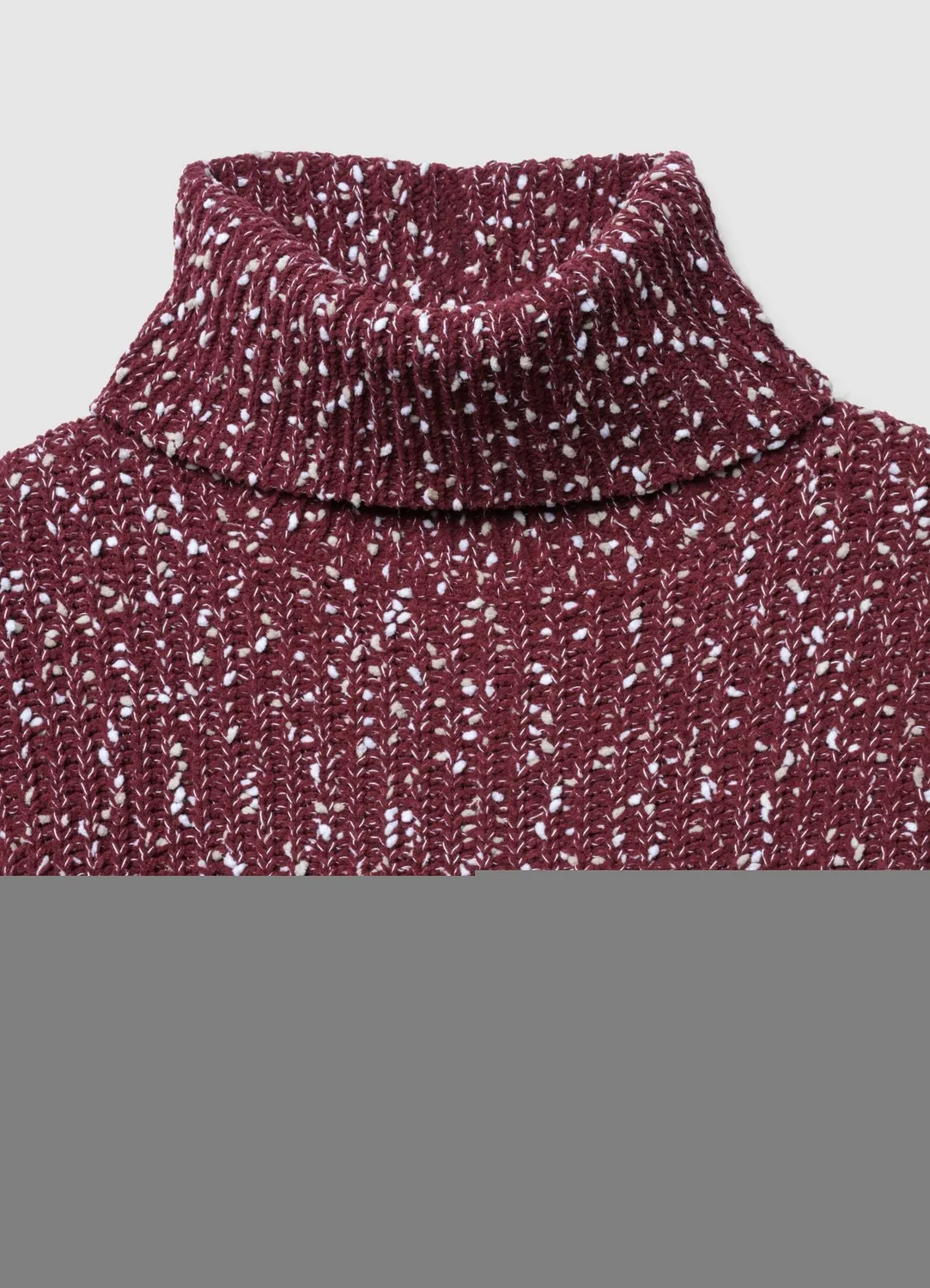 Calliope pull col roulé femme maille fantaisie