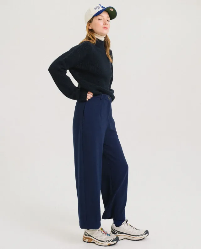 Tinsels Brando Encre pantalon 7/8 crêpe fluide