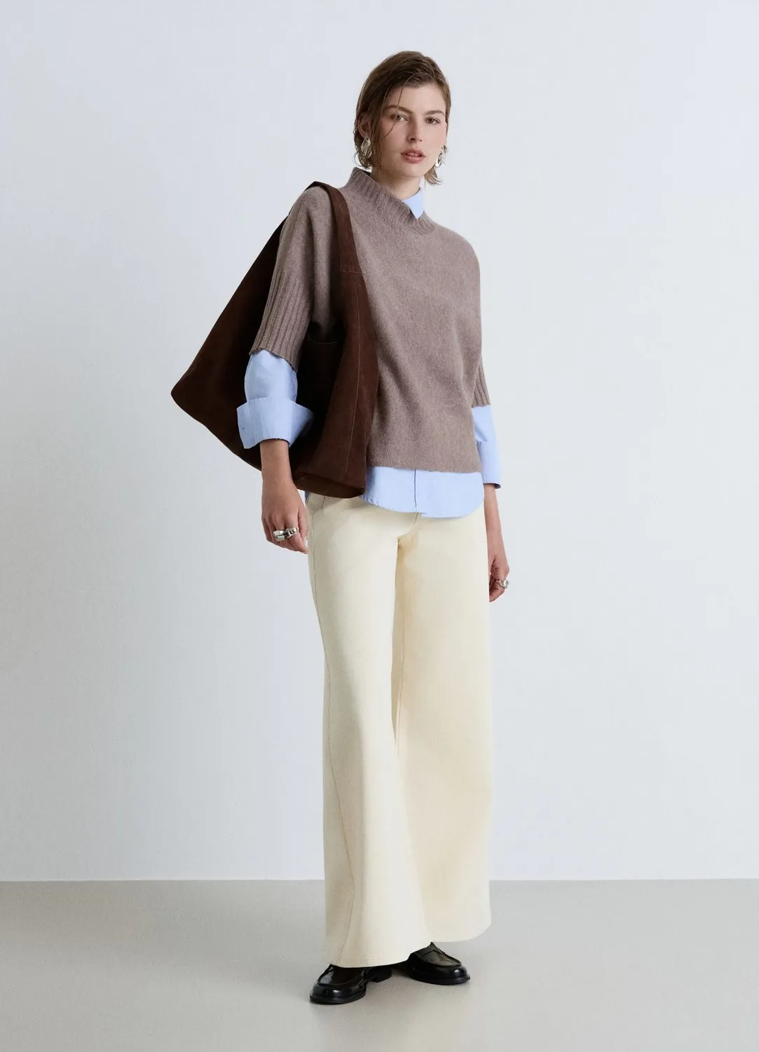 Calliope pull col bateau manches 3/4 femme uni