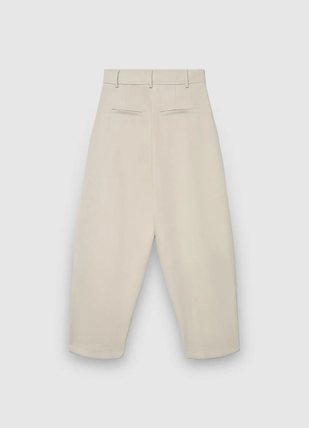 Calliope pantalon barrel femme pinces