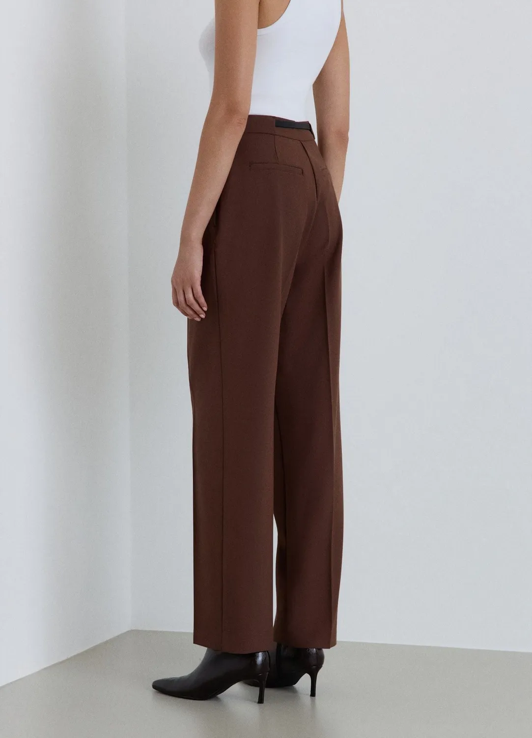 Calliope Pantalon droit uni femme business