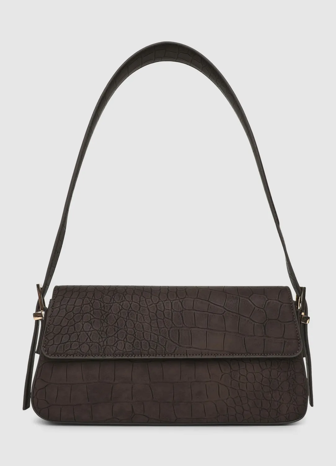 Calliope sac épaule femme effet croco