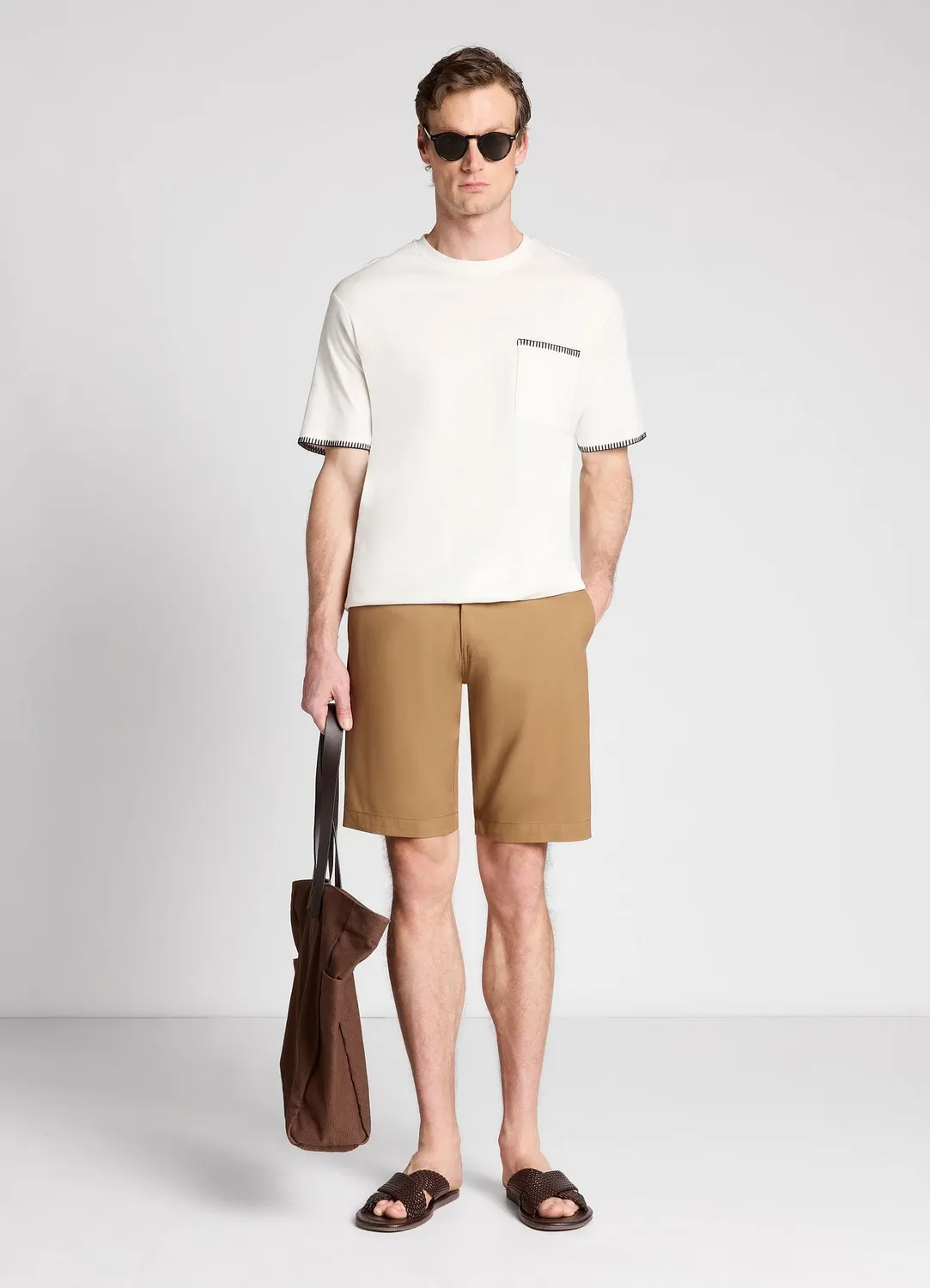 Calliope Chino Uni short homme coupe regular