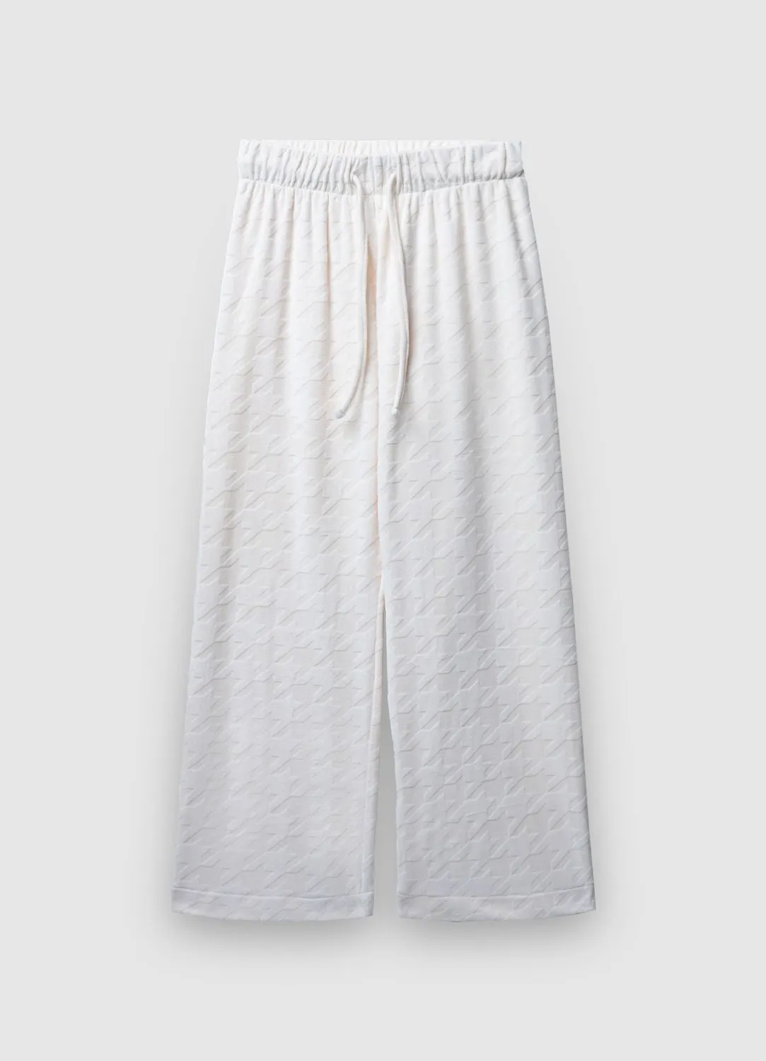 Calliope pantalon pyjama femme pied-de-poule élastique