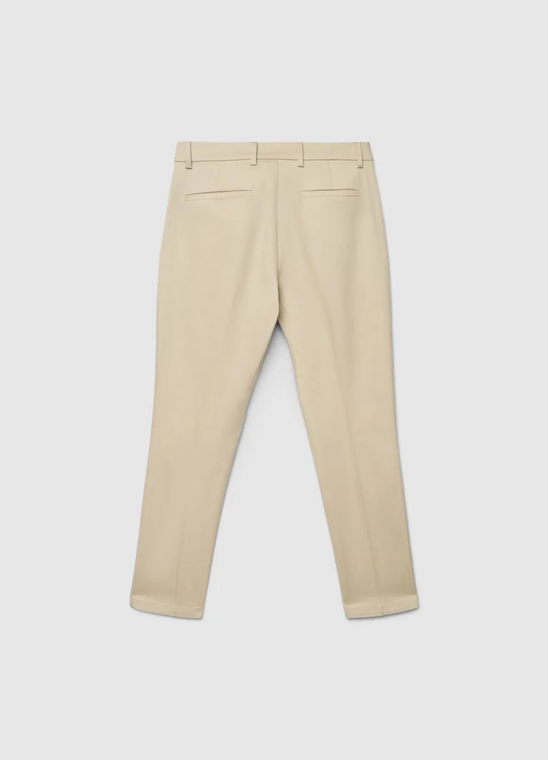 Calliope Pantalon Cigarette Pantalon Femme Coton Uni