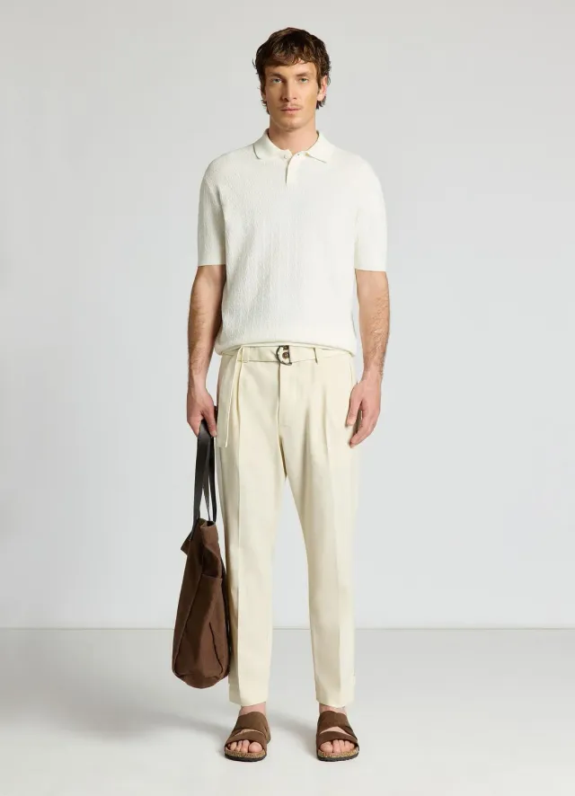 Calliope polo maille homme manches courtes