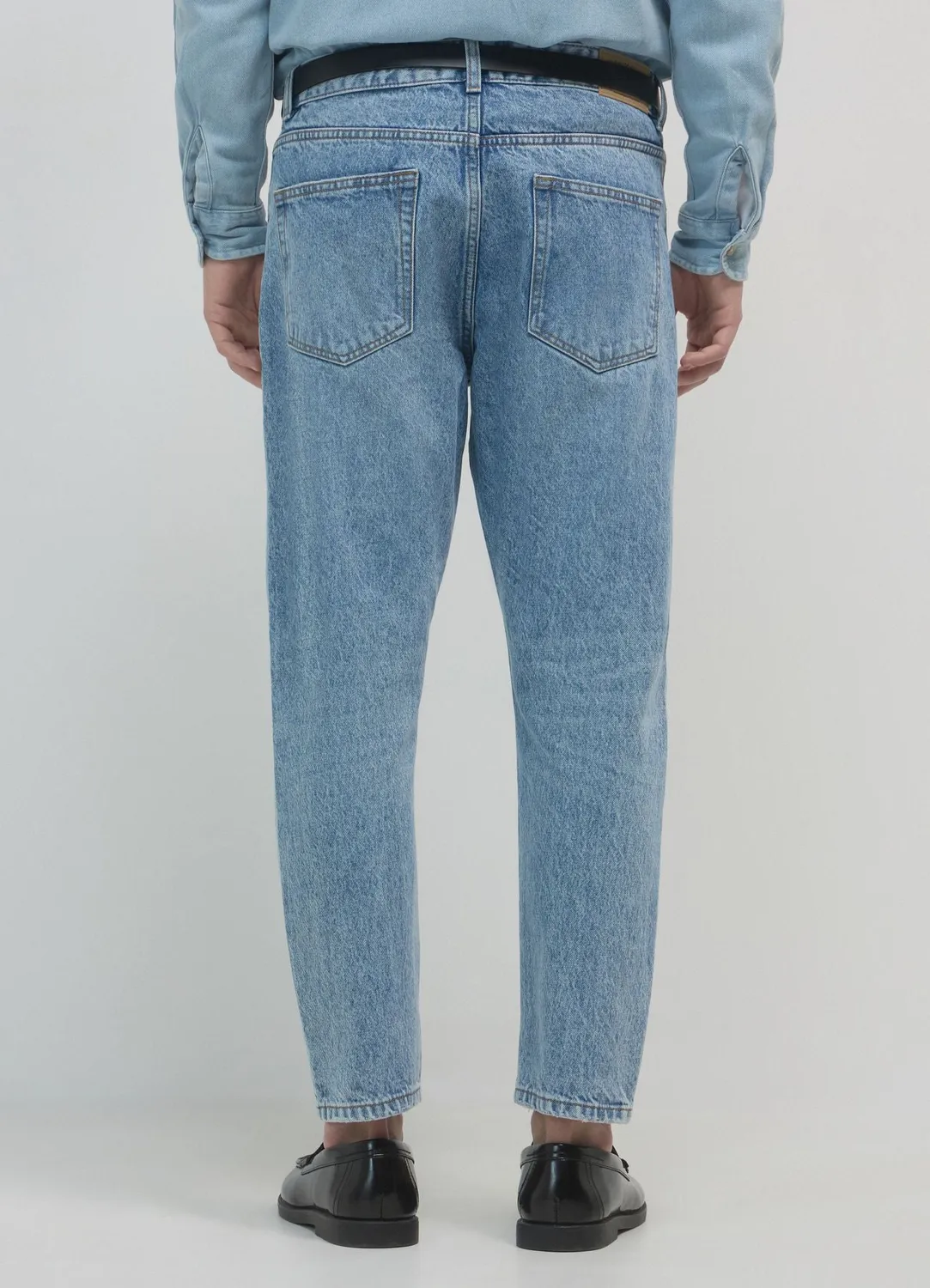 Calliope jean cropped déchiré homme 5 poches