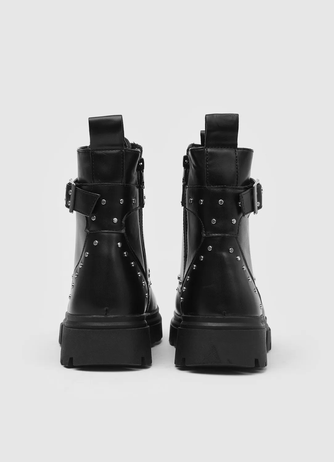 Calliope bottines fille similicuire cloutées