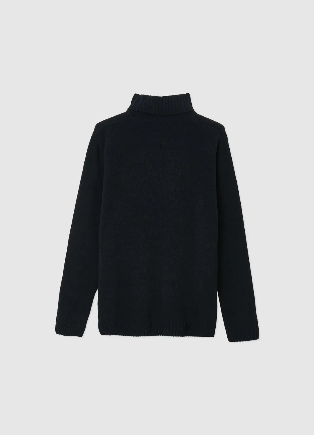 Calliope pull col roule chenille homme uni manches longues
