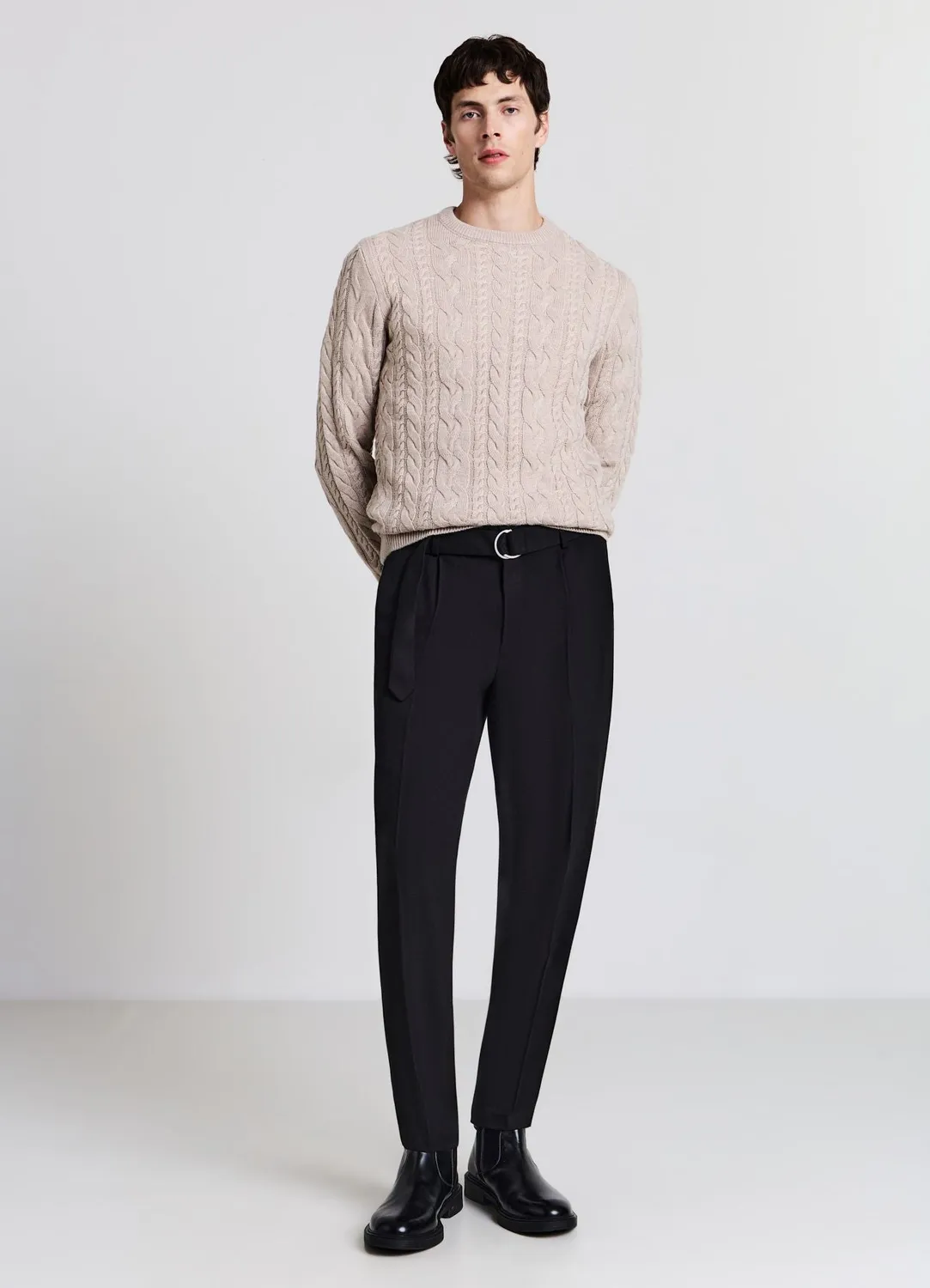 Calliope pantalon à ceinture homme poches latérales