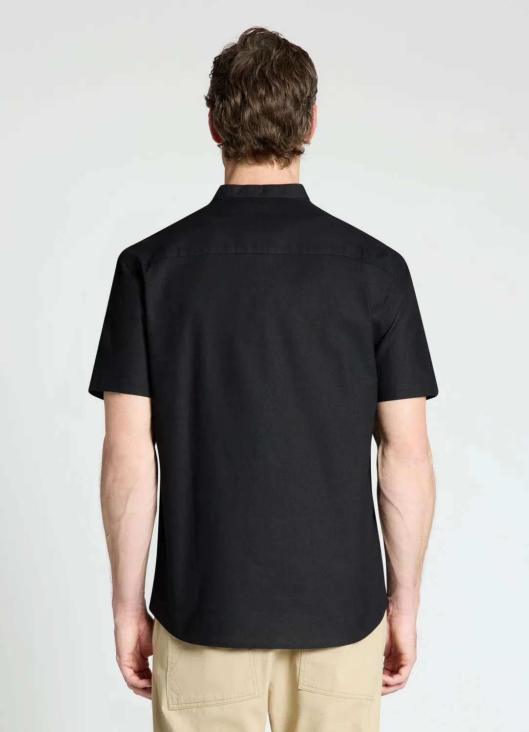 Calliope chemise coréenne unie homme manches courtes