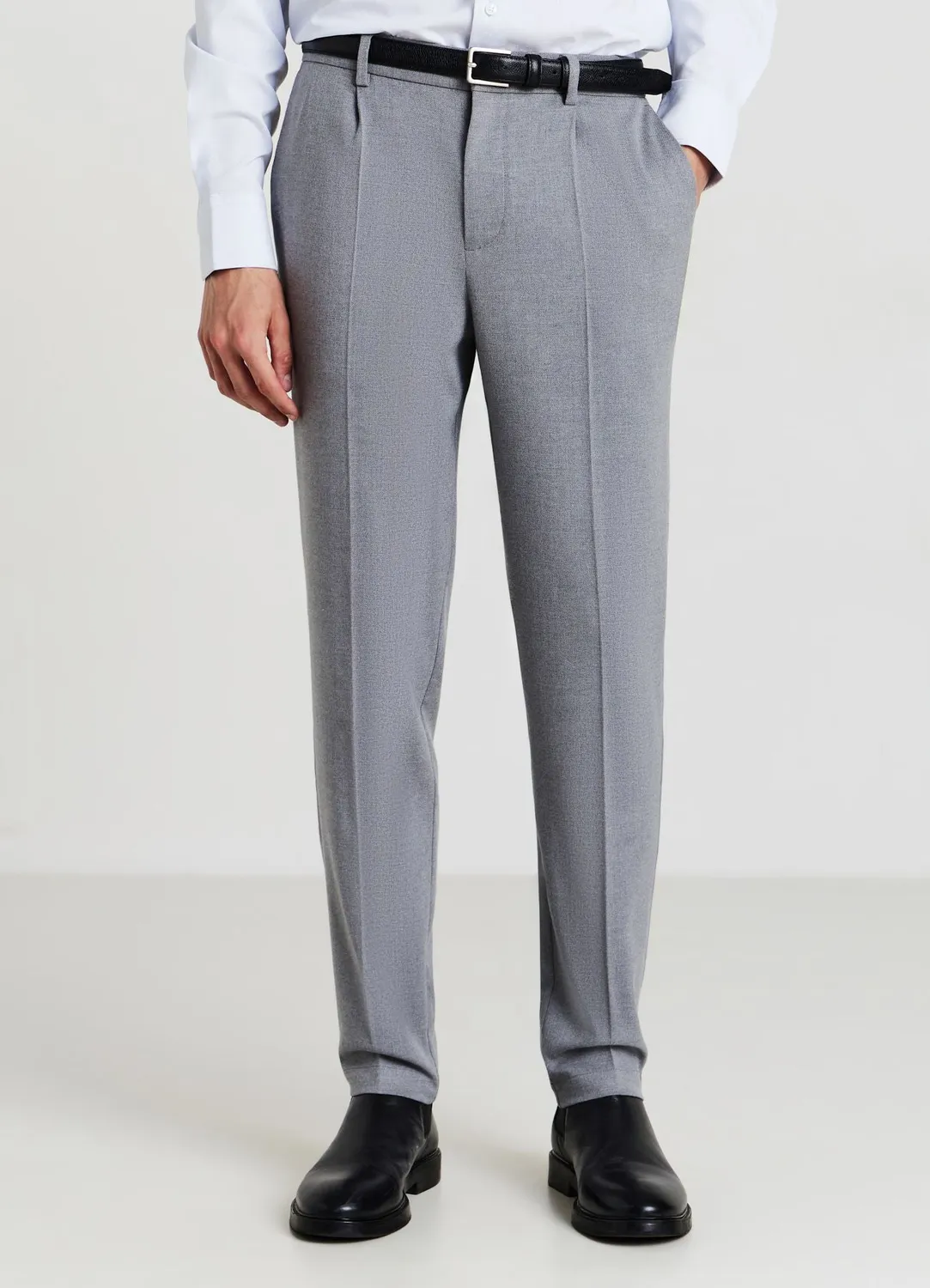 Calliope pantalon homme taille élastique uni 48