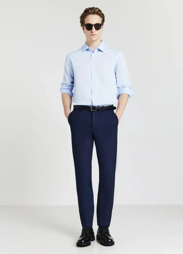 Calliope chemise coton homme regular manches longues