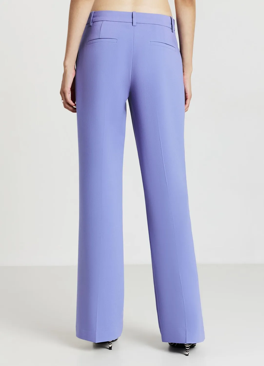 Calliope pantalon flare taille haute femme bureau