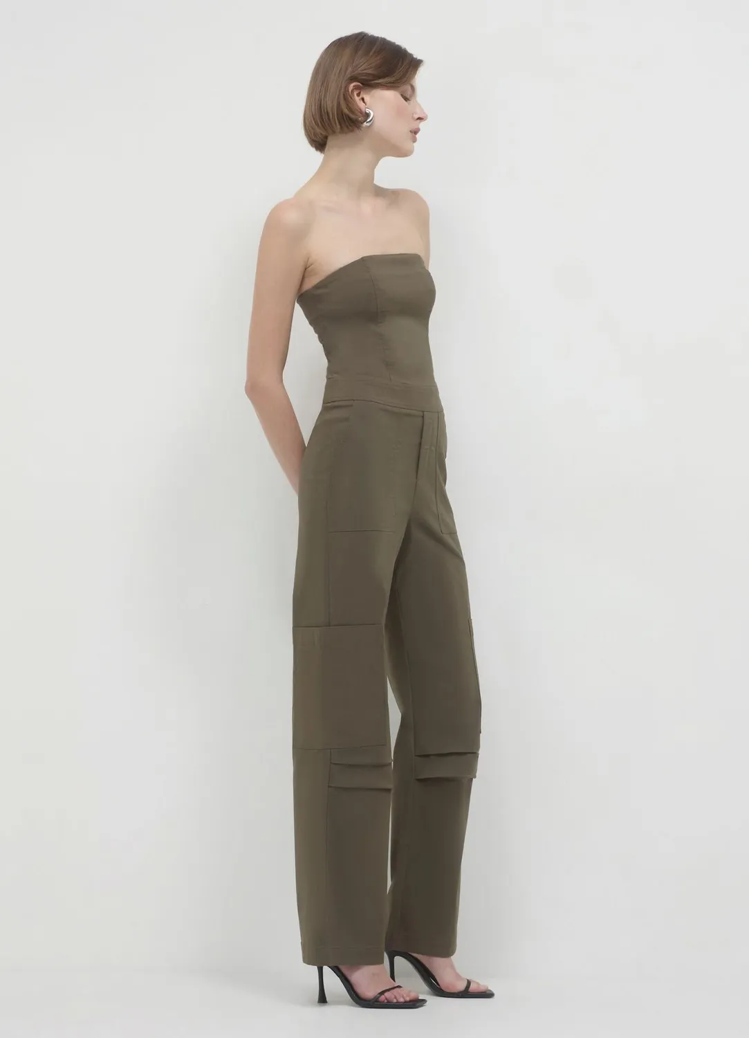 Calliope Combinaison cargo femme sans manches