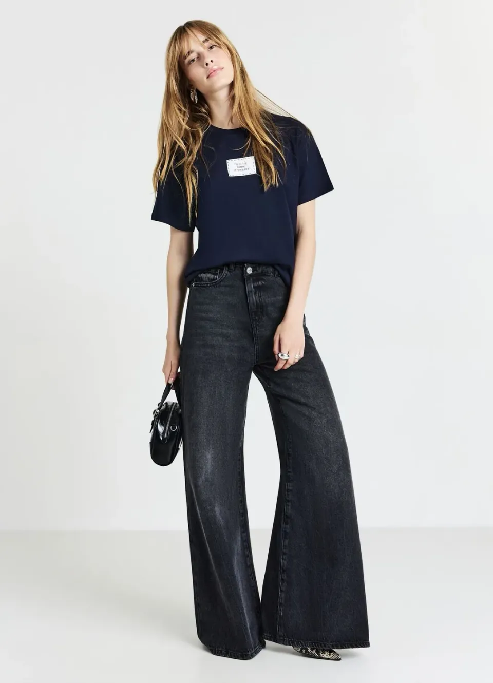 Calliope Patch t-shirt femme coton col rond