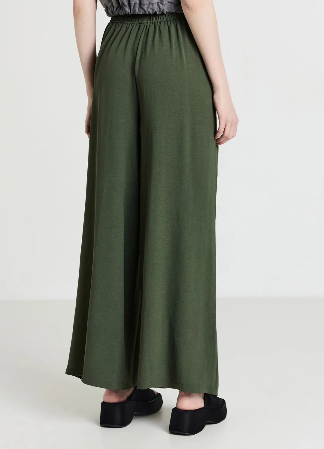 Calliope Pantalon femme uni panneaux taille unique