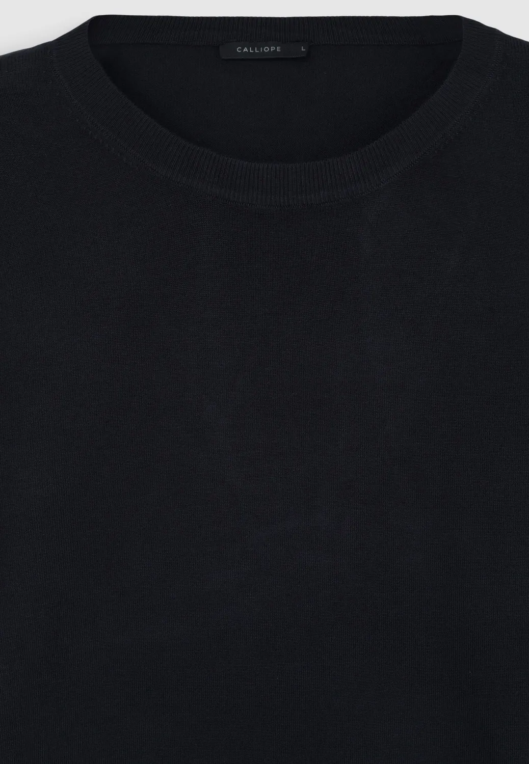 Calliope t-shirt homme col rond uni coupe droite
