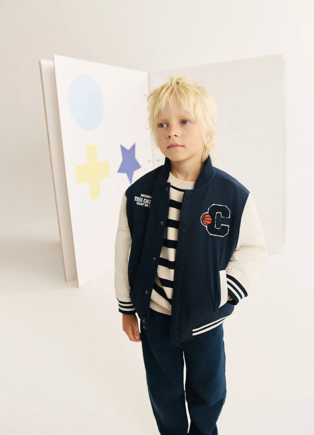Calliope bomber college garçon patch varsity