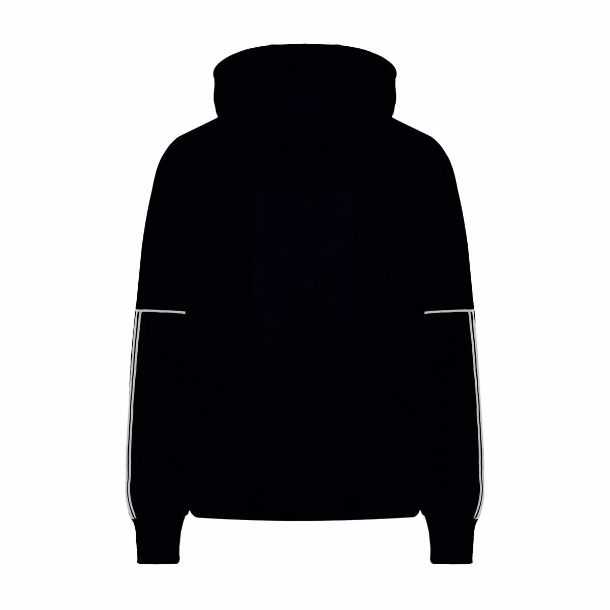Robe di Kappa Tape Ihmou veste noire homme capuche