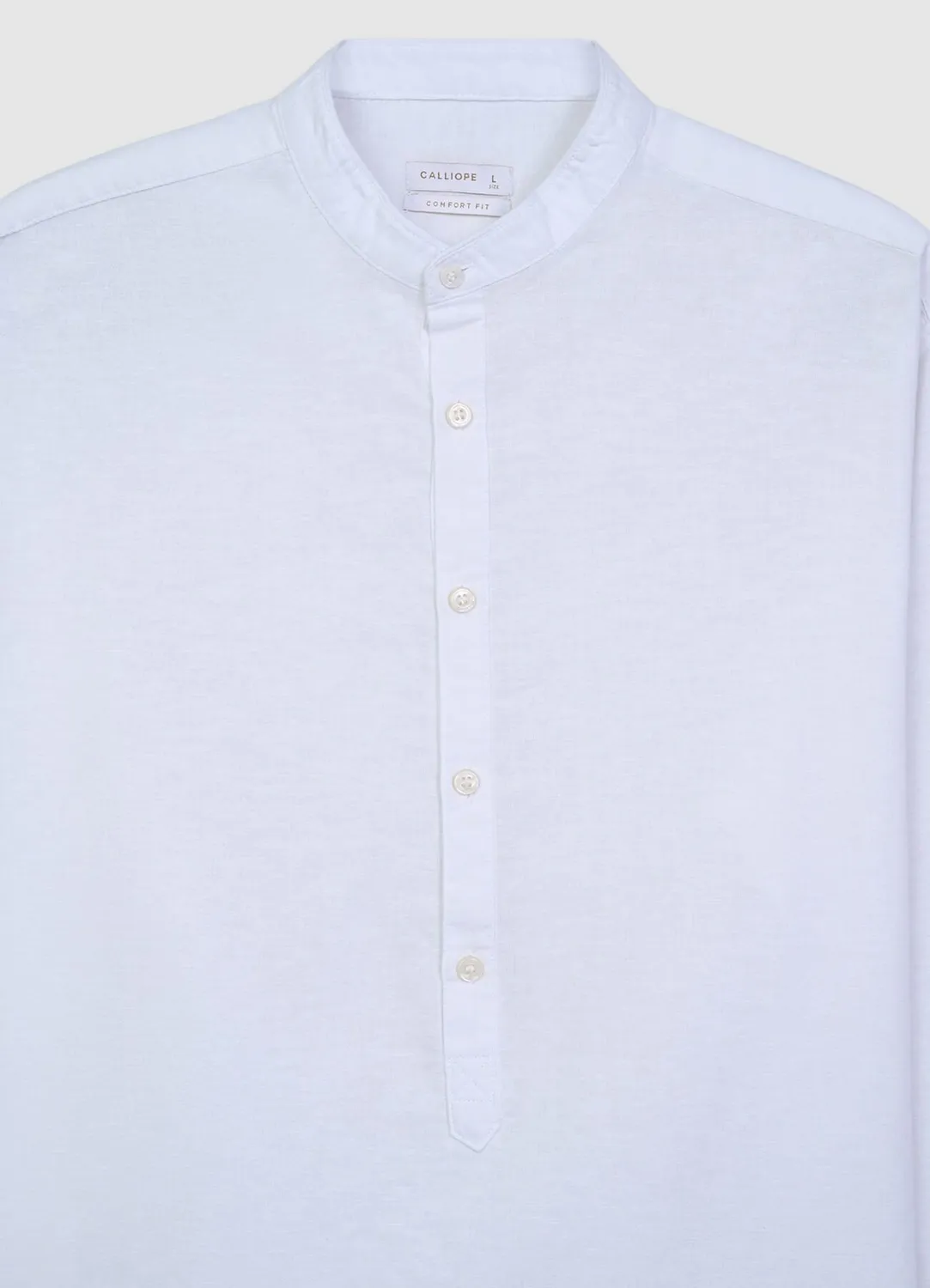 Calliope chemise col coréen homme taille L coton lin
