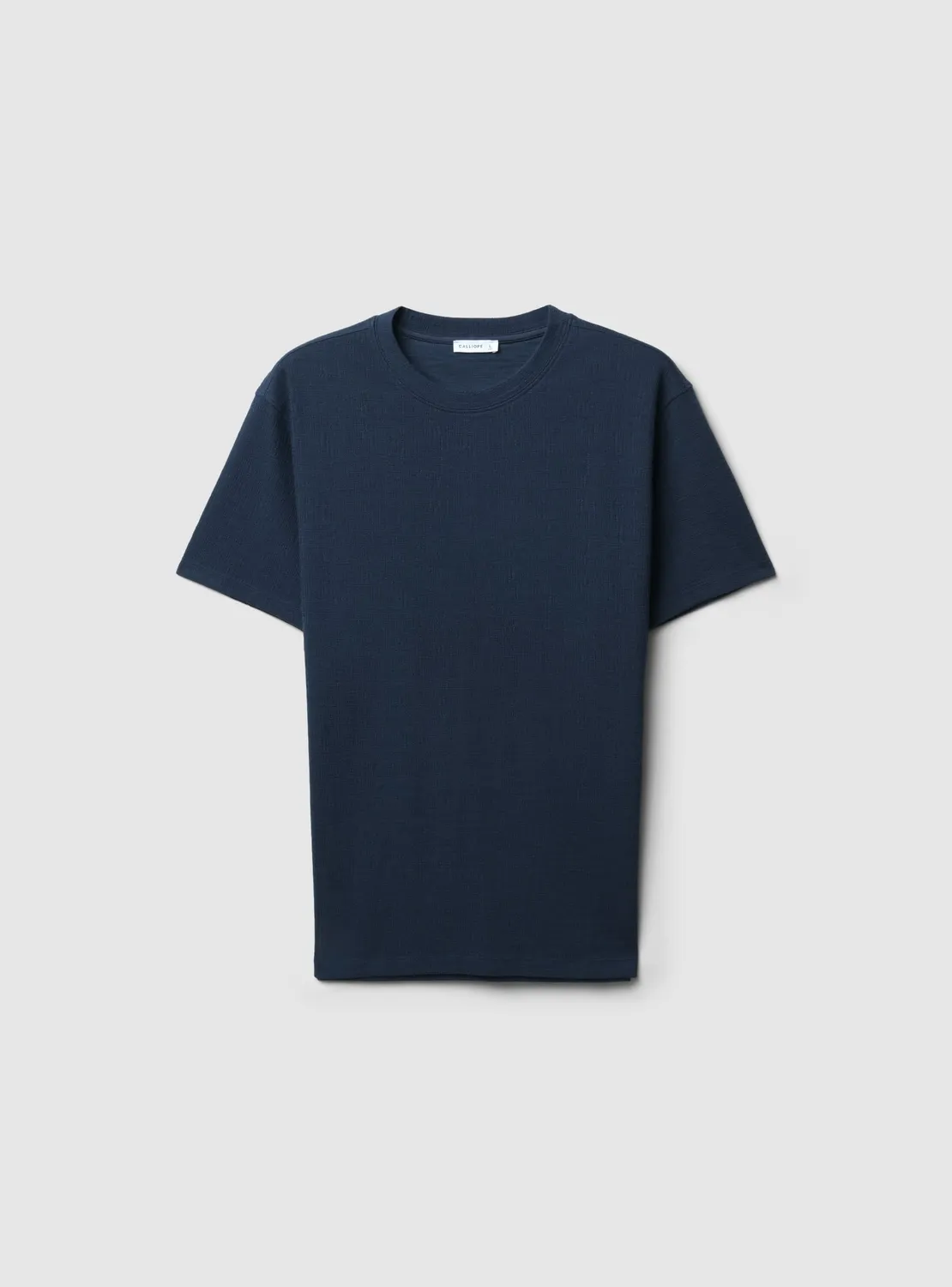Calliope t-shirt devoré homme coton col rond
