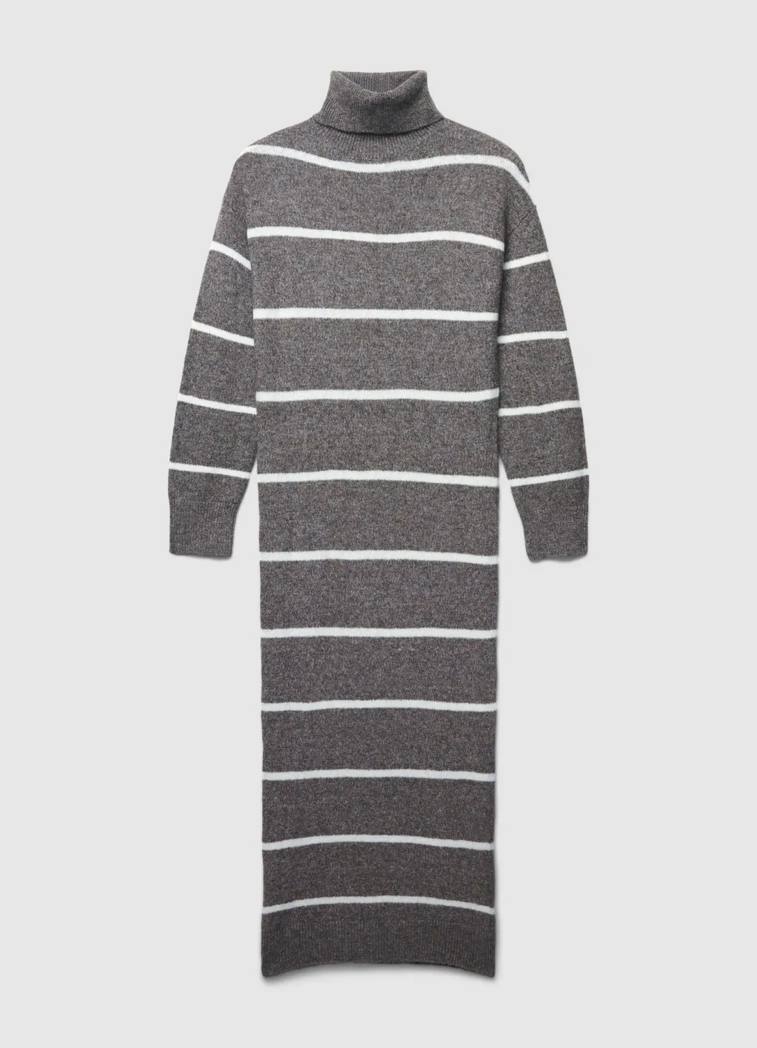 Calliope abito dolcevita robe longue rayures femme