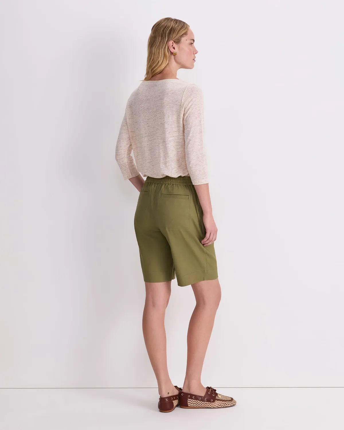 Sportscraft Rosa Linen Short lin femme poches