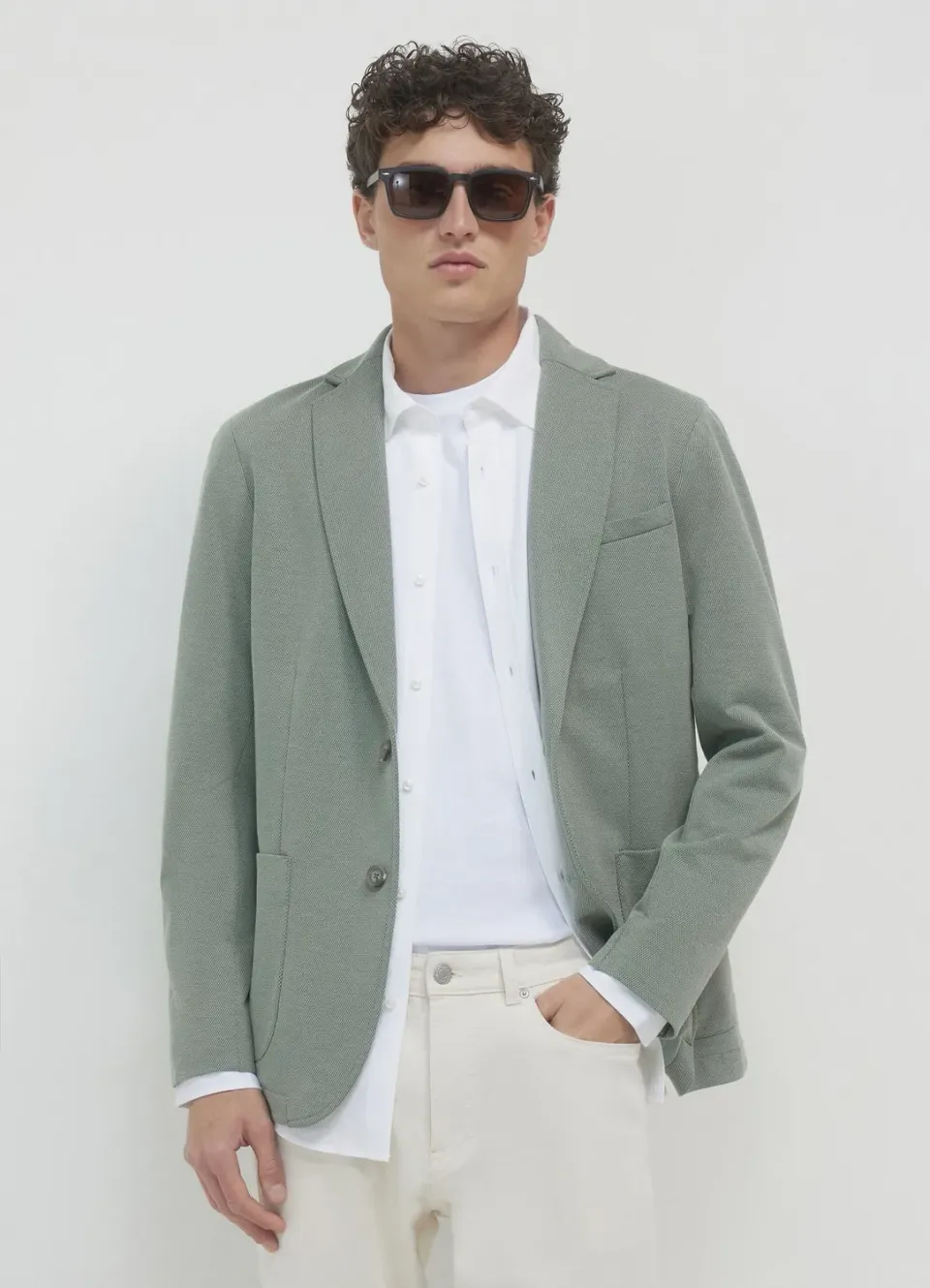 Calliope veste monopetto homme regular boutonnée