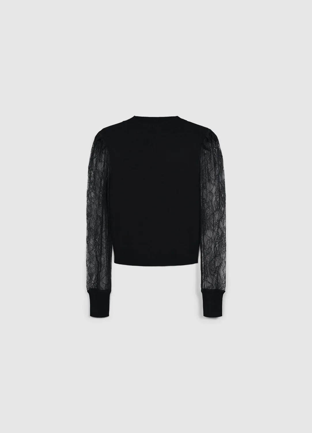 Calliope pull manches dentelle femme col rond