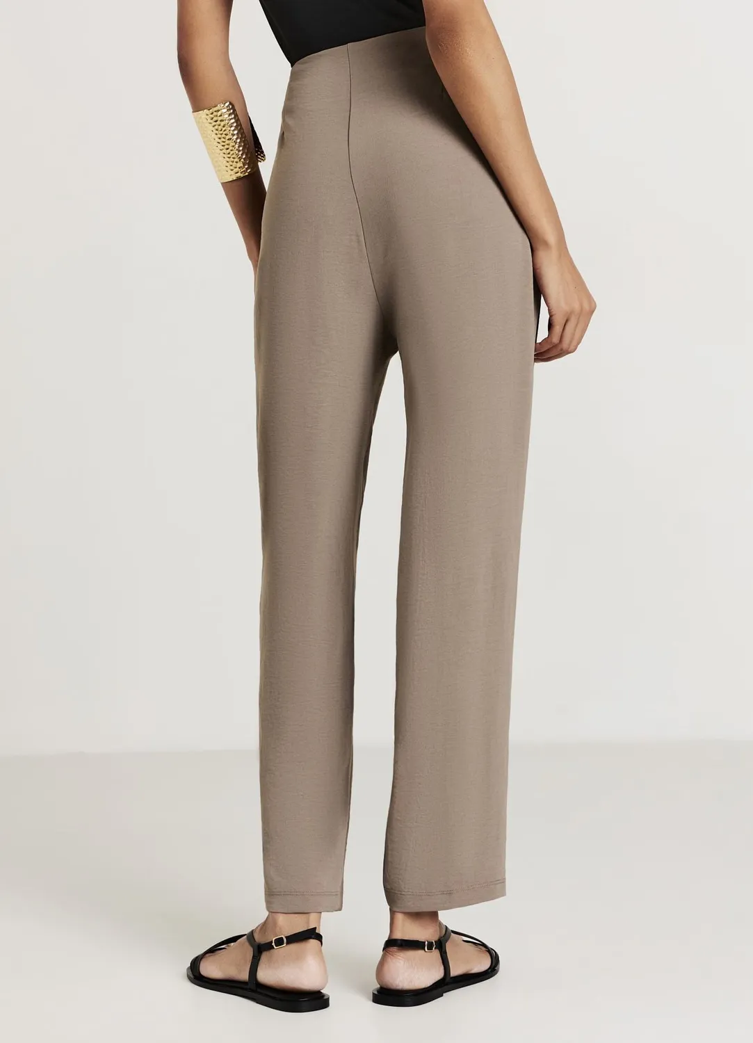 Calliope nœud pantalon femme long uni