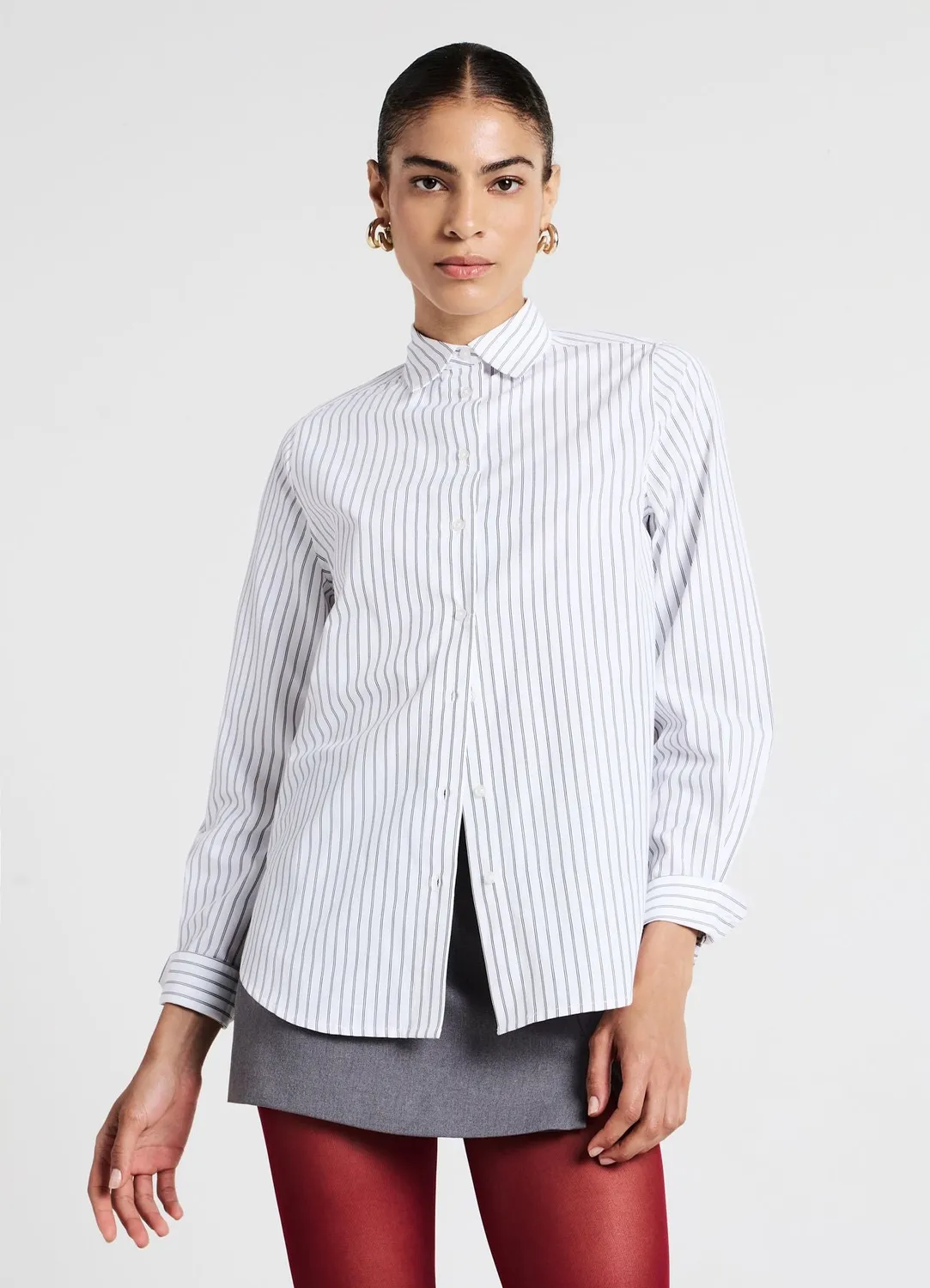 Calliope chemise rayée femme coton à rayures
