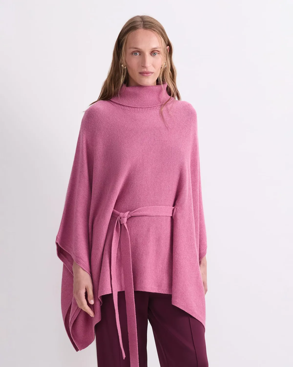 Sportscraft Sunshine poncho laine mérinos col roulé