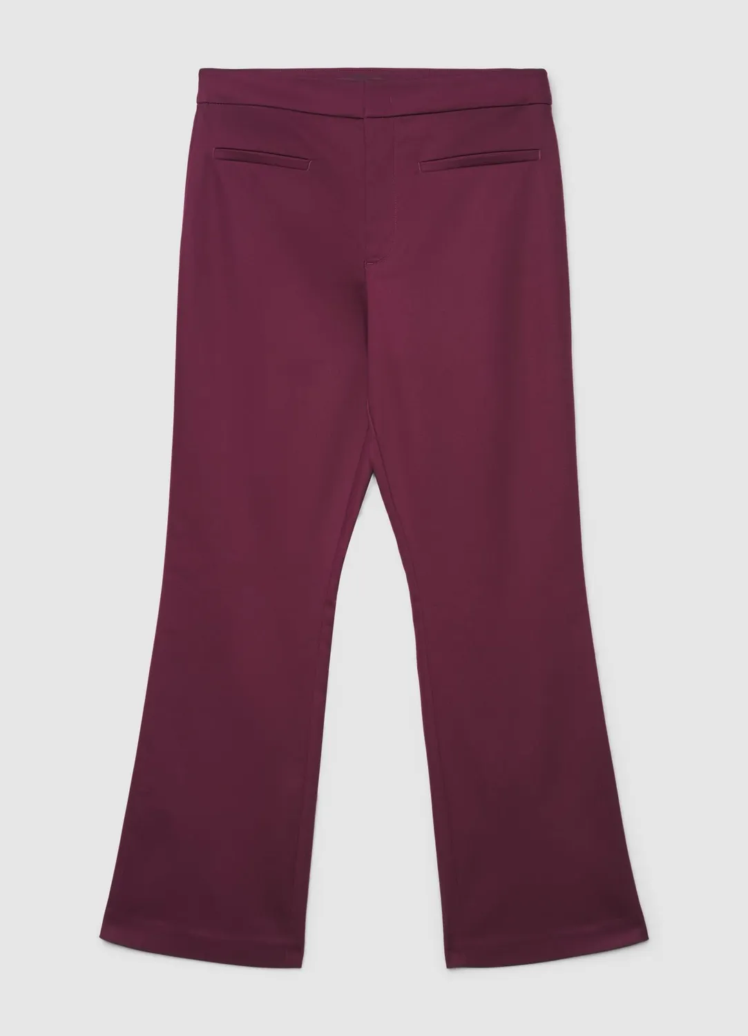 Calliope pantalon cropped flare femme coton