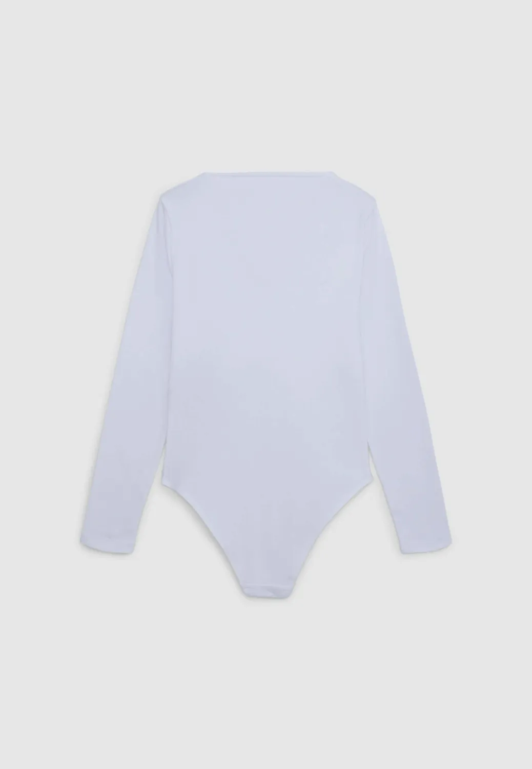 Calliope Body col V femme manches longues coton