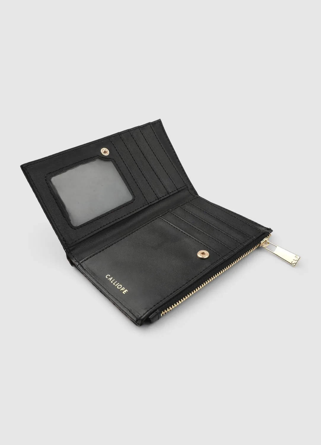 Calliope portefeuille moyen femme zip à motif