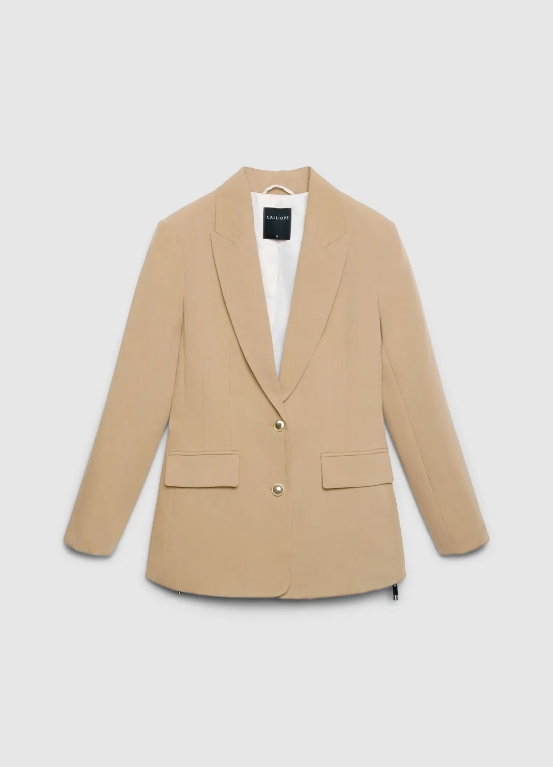 Calliope Veste cintrée blazer femme unie 2 boutons