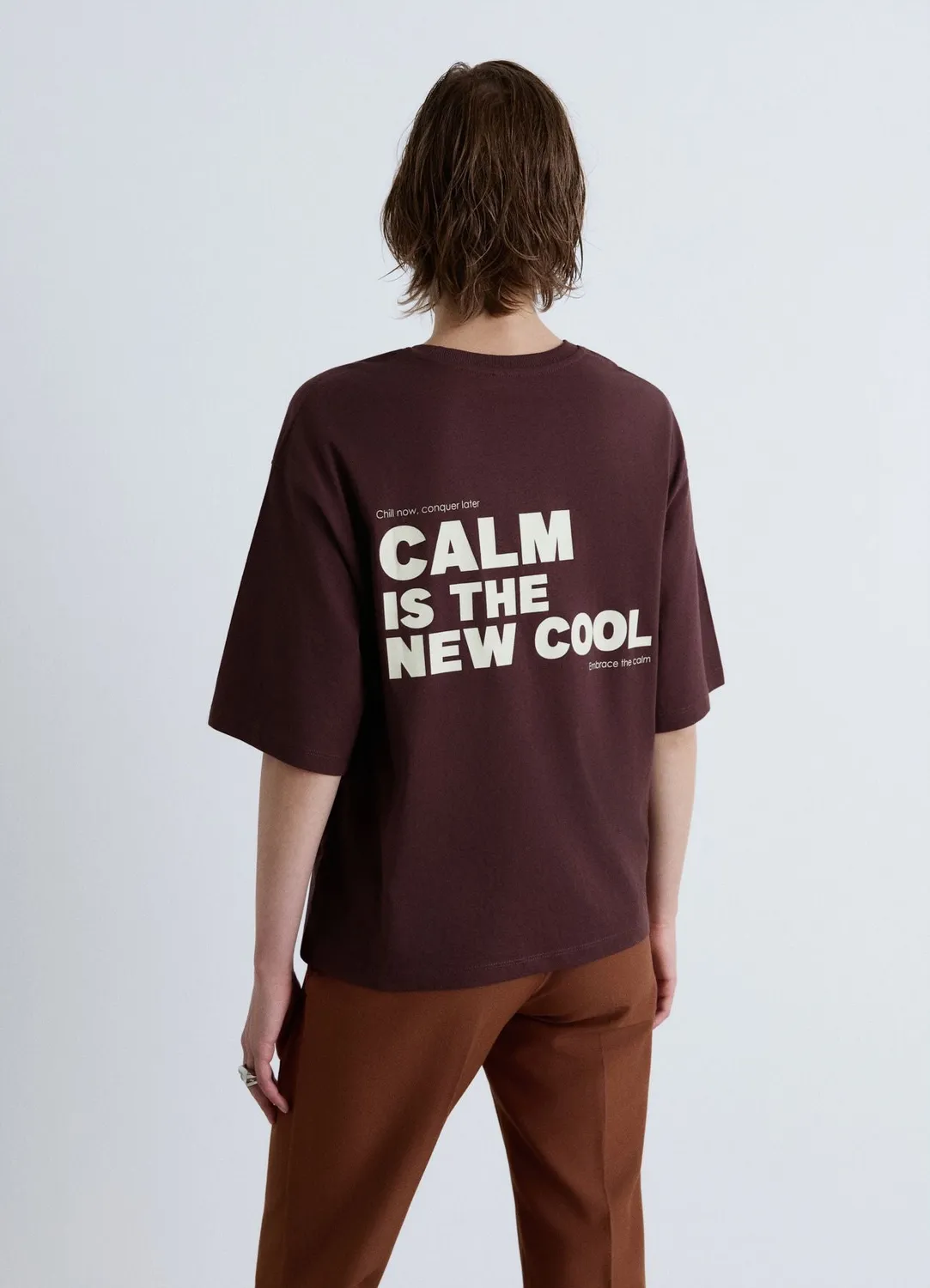 Calliope t-shirt femme imprimé texte manches courtes
