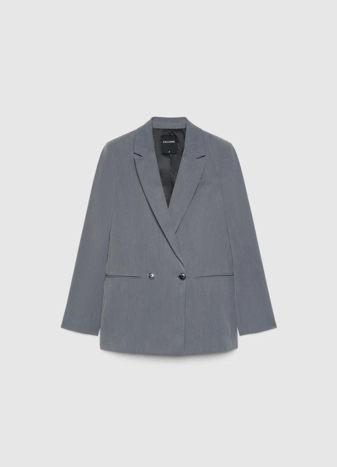 Calliope Veste double boutonnage femme effet mélangé