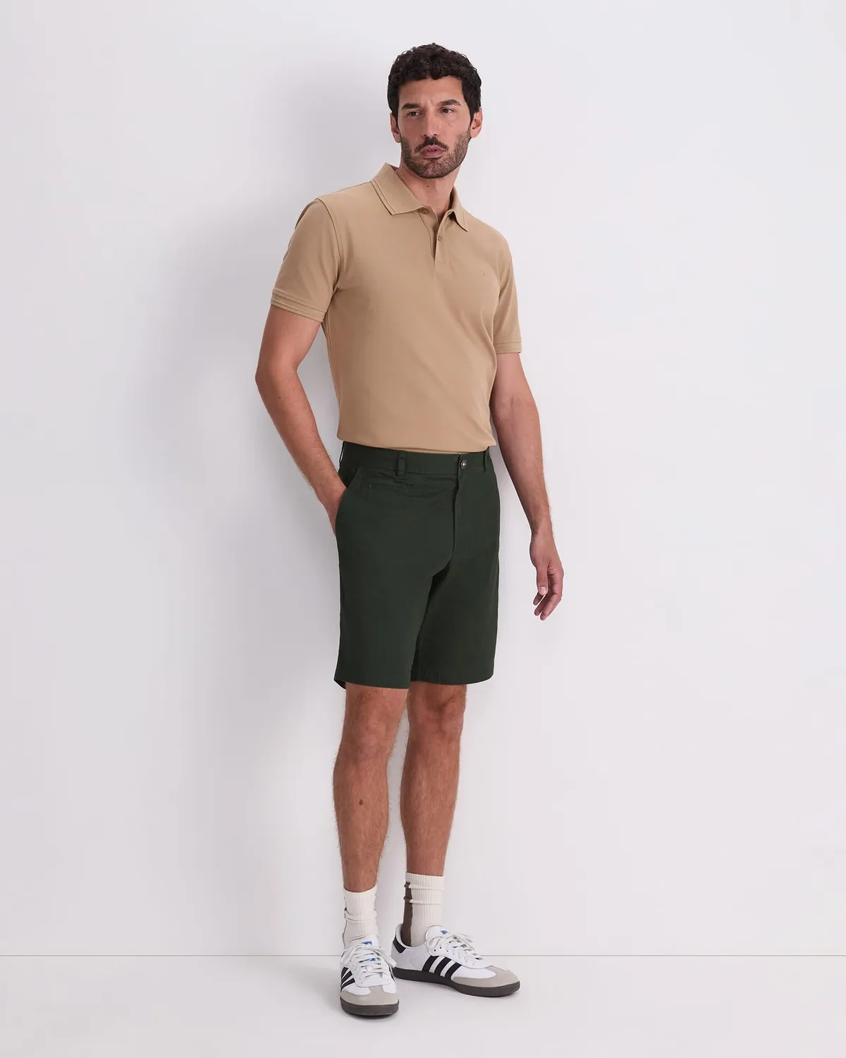 SportsCraft Classic Short homme coton longueur genou