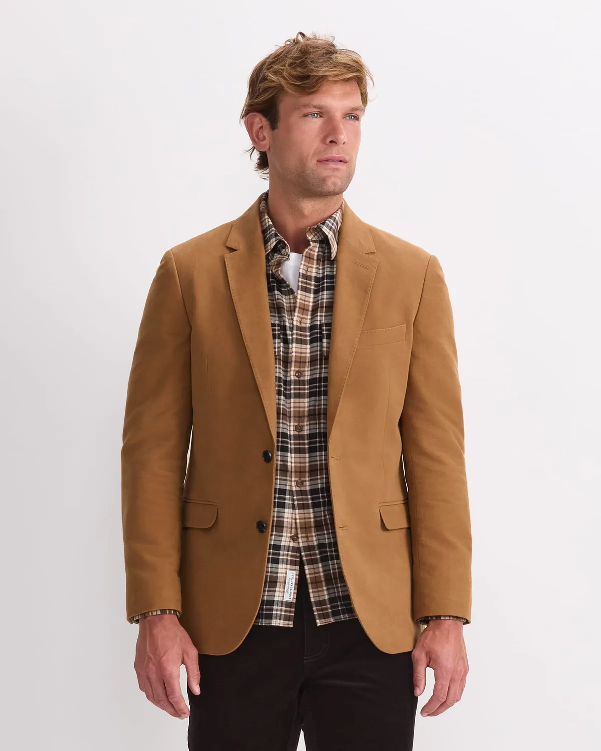 Sportscraft Moleskin Blazer homme coton italien poches