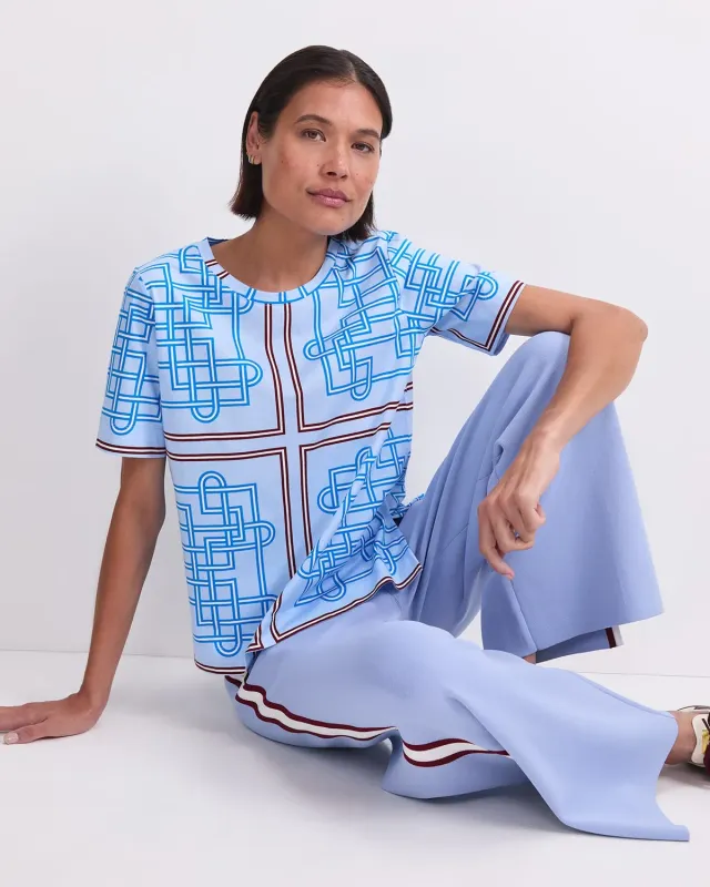 Sportscraft Rhodes Mercerised t-shirt imprimé coton