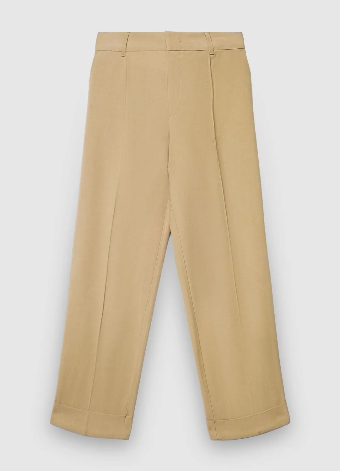 Calliope pantalon femme revers uni