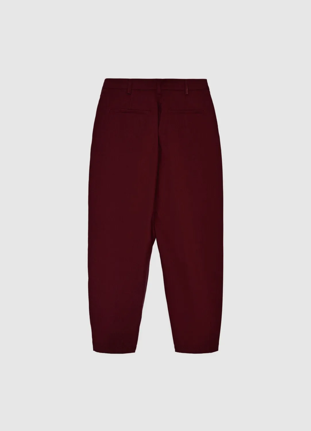 Calliope Balloon pantalon femme carotte taille haute uni